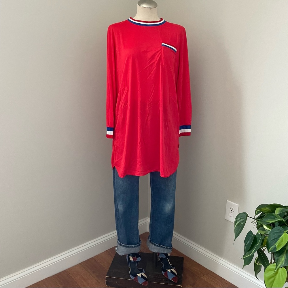 Vintage nylon mini dress / long tunic